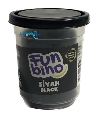 Funbino Tek Renk Oyun Hamuru Siyah 115 Gr F111